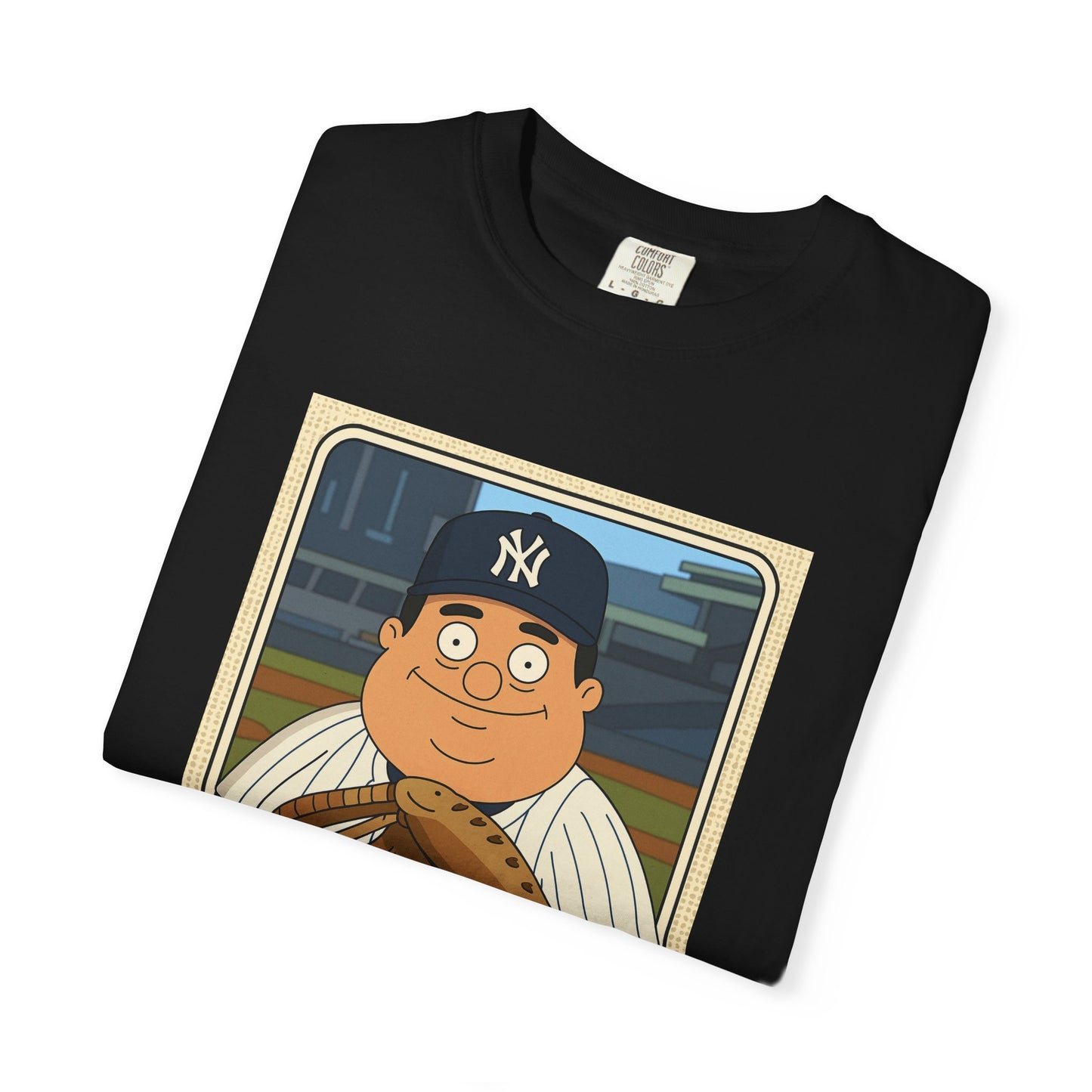 Vito Spatafore Baseball Card Tee — Sopranos Yankees Graphic T-Shirt