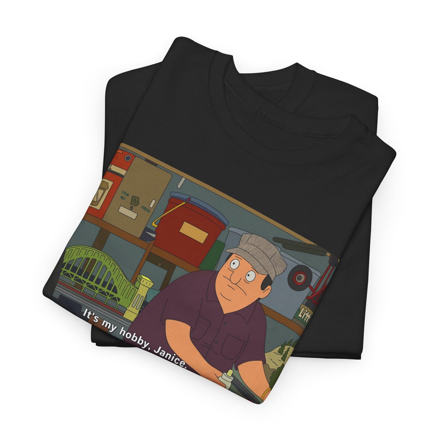 Bobby Train Set Sopranos x Bob's Burgers T-Shirt