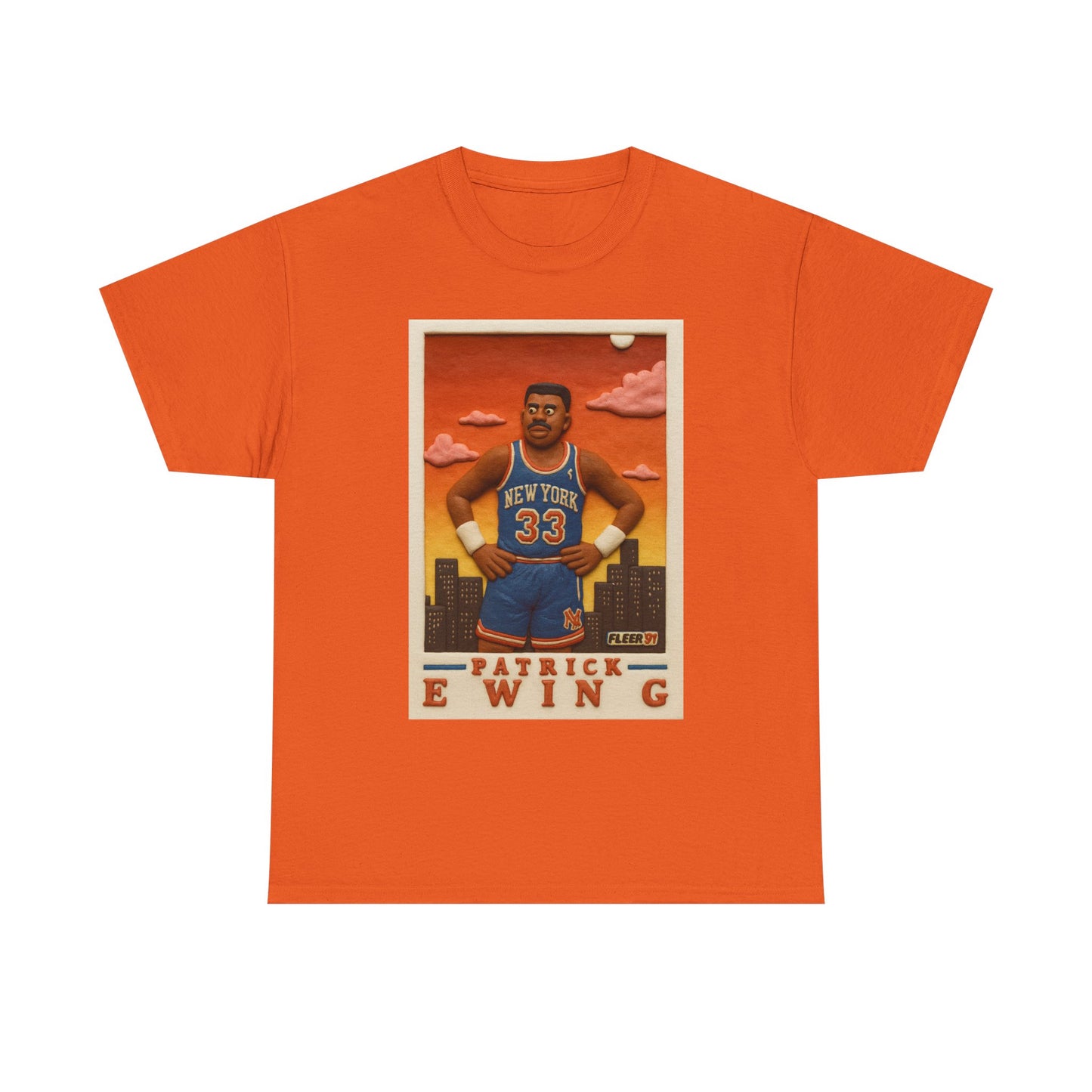 Patrick Ewing vintage clay card basketball T-Shirt