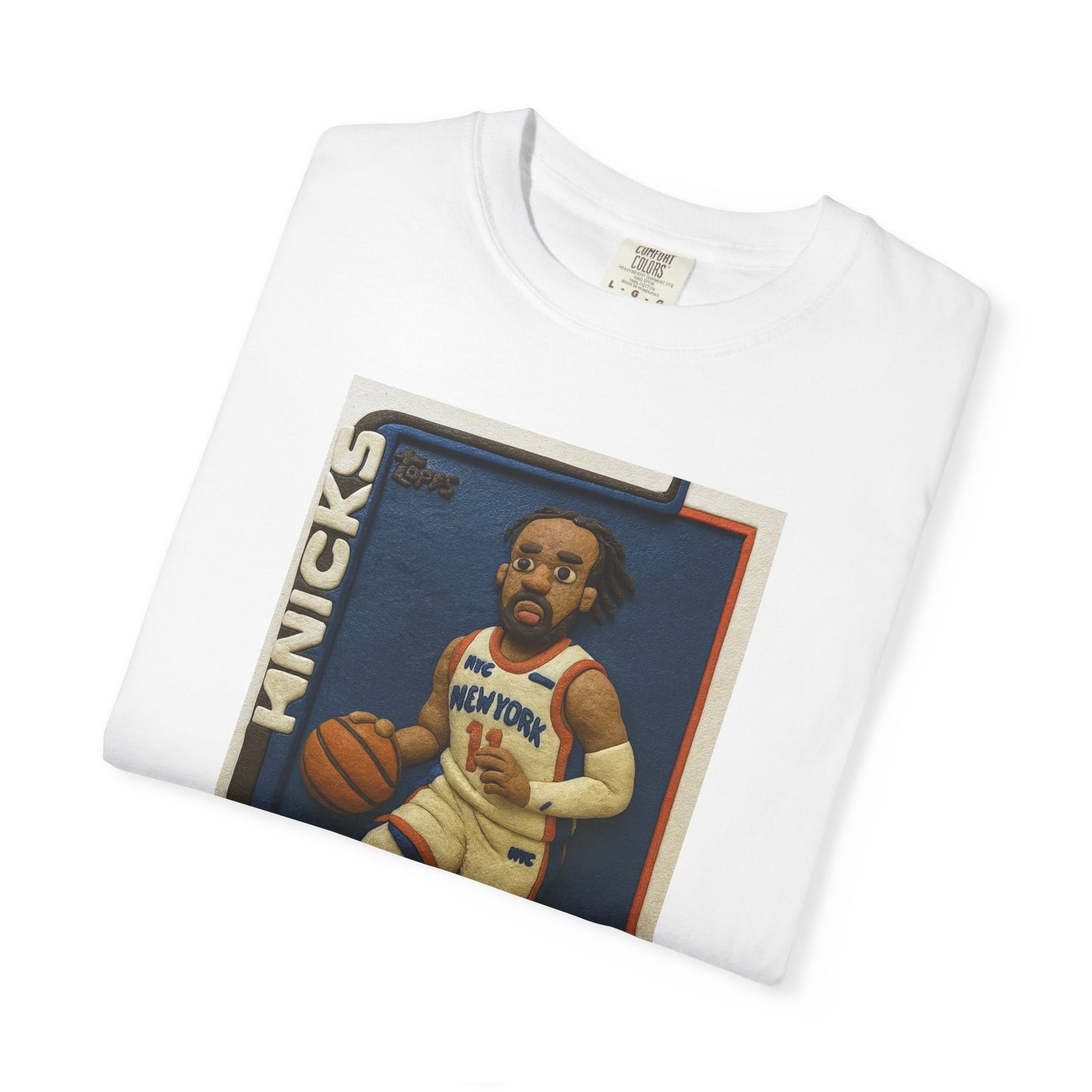 Knicks Brunson Clay Card T-Shirt