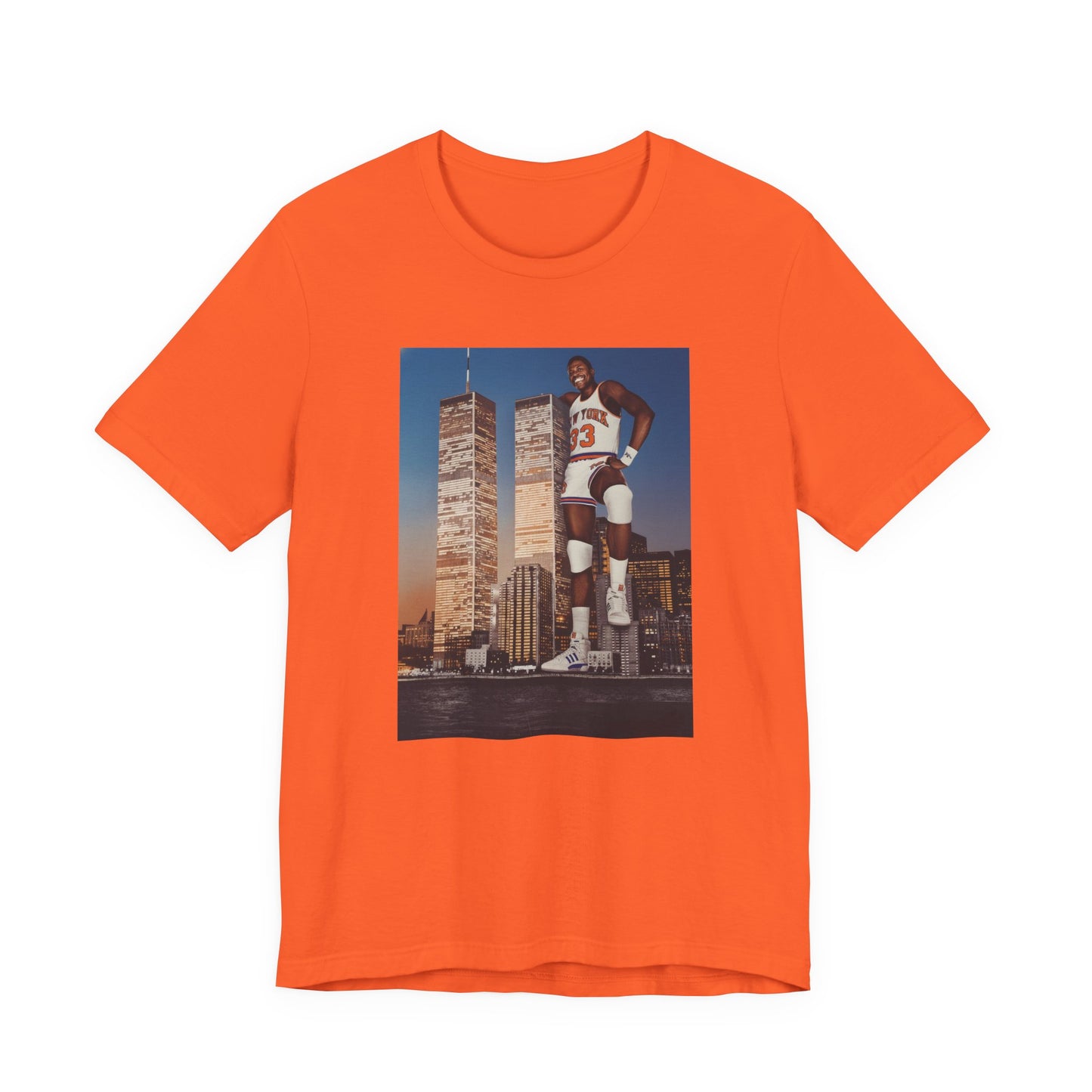 Knicks Twin Towers Tee — Ewing NYC Basketball T-Shirt