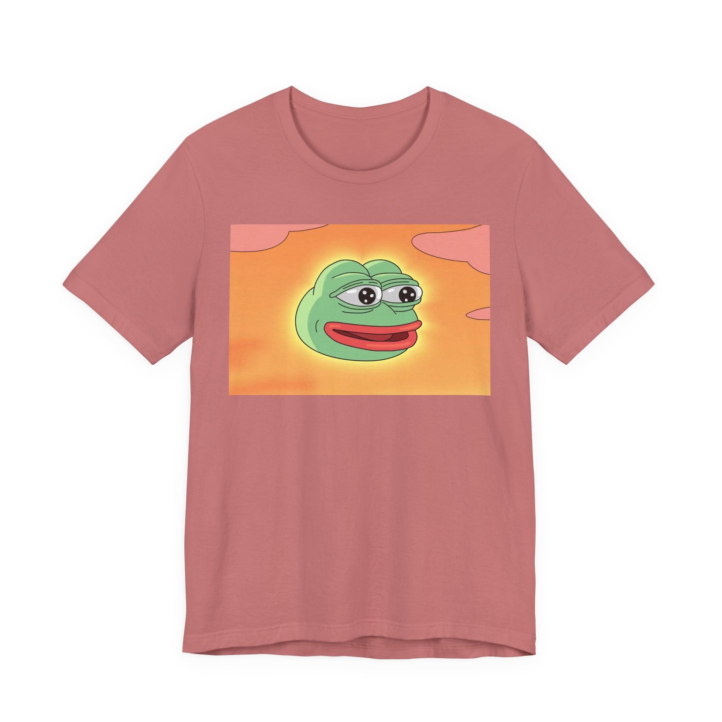 Pepe Frog Sunset Graphic Tee