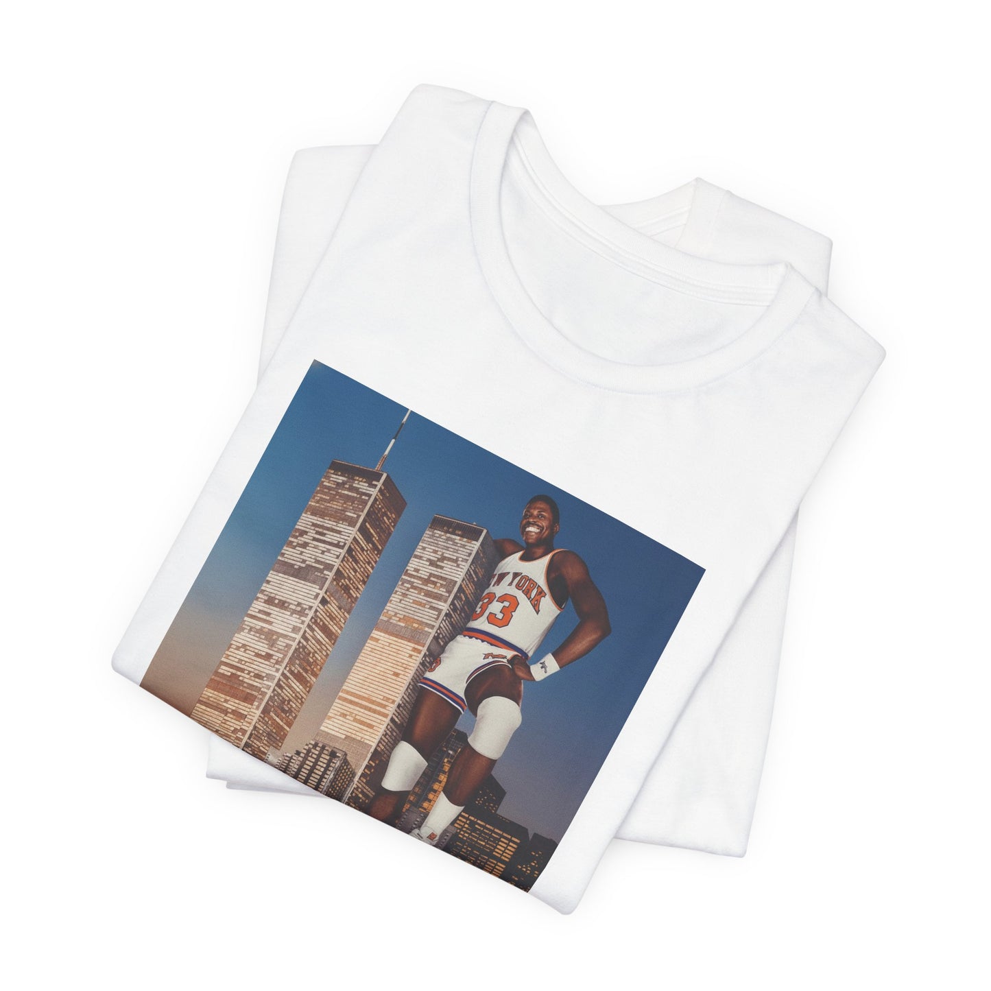 Knicks Twin Towers Tee — Ewing NYC Basketball T-Shirt