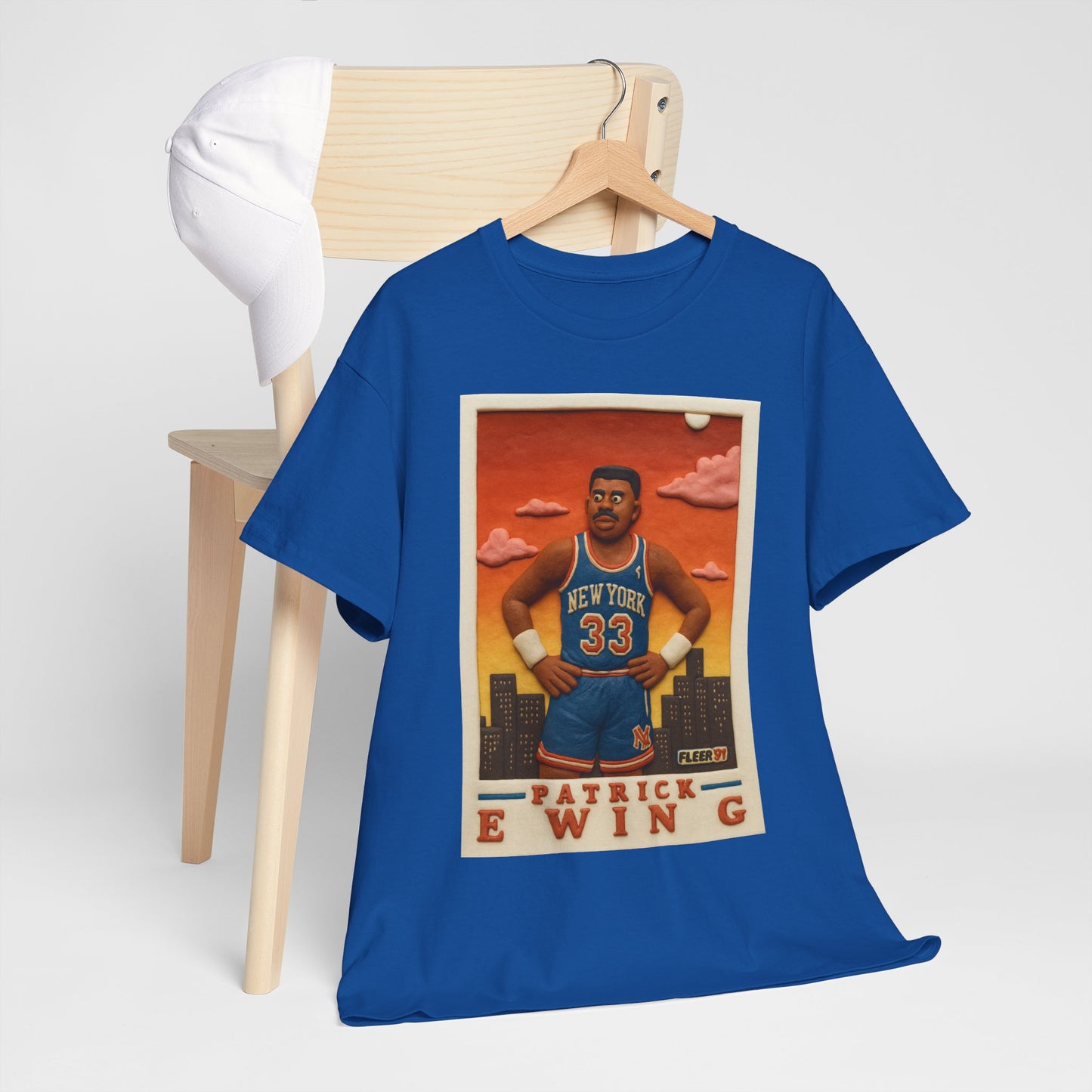 Patrick Ewing vintage clay card basketball T-Shirt