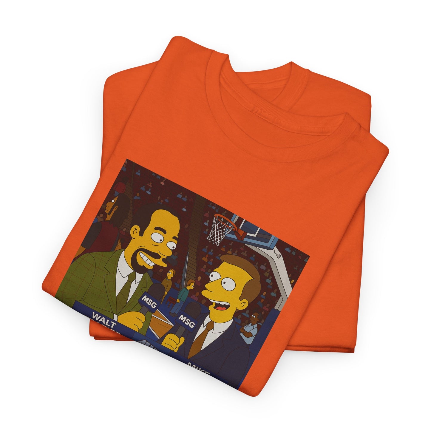 Knicks Game Bob’s Burgers Parody T-Shirt — Mike Breen & Walt 'Clyde' Frazier Broadcasters