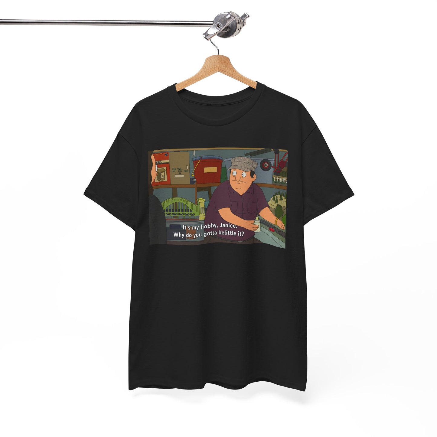 Bobby Train Set Sopranos x Bob's Burgers T-Shirt