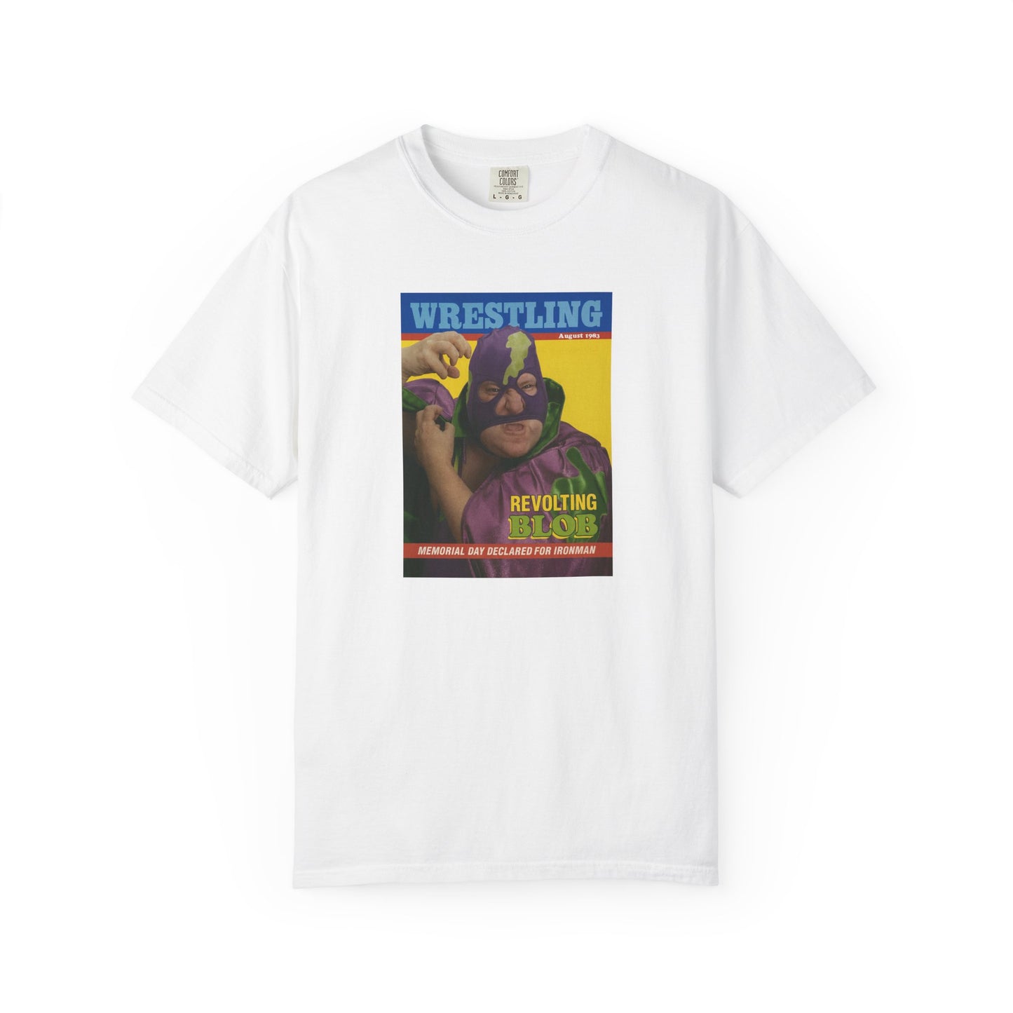 Billy Madison 'The Revolting Blob' Wrestling Magazine T-Shirt