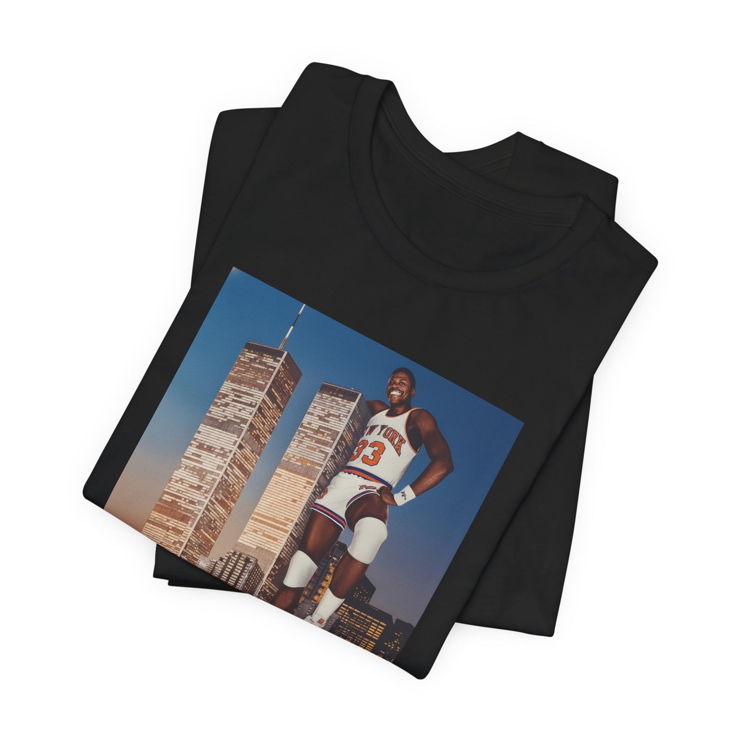 Knicks Twin Towers Tee — Ewing NYC Basketball T-Shirt