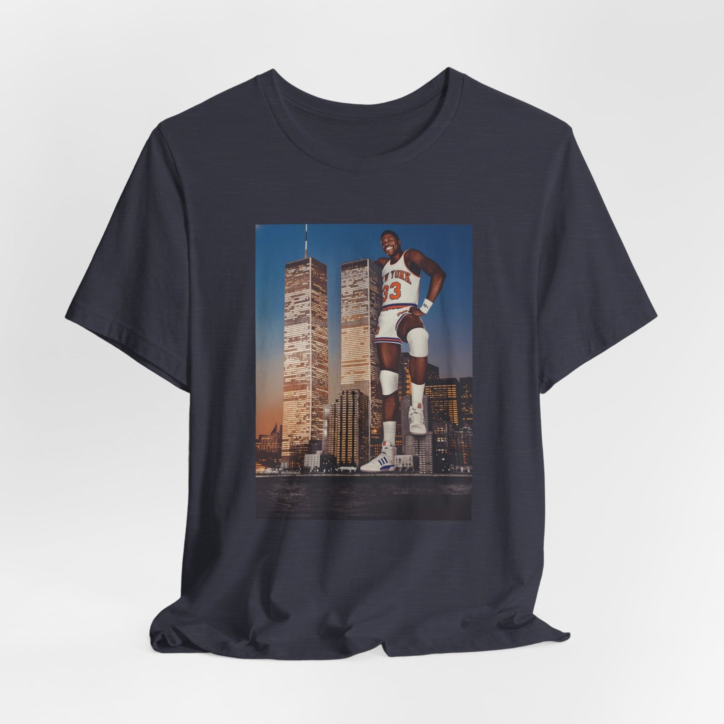 Knicks Twin Towers Tee — Ewing NYC Basketball T-Shirt