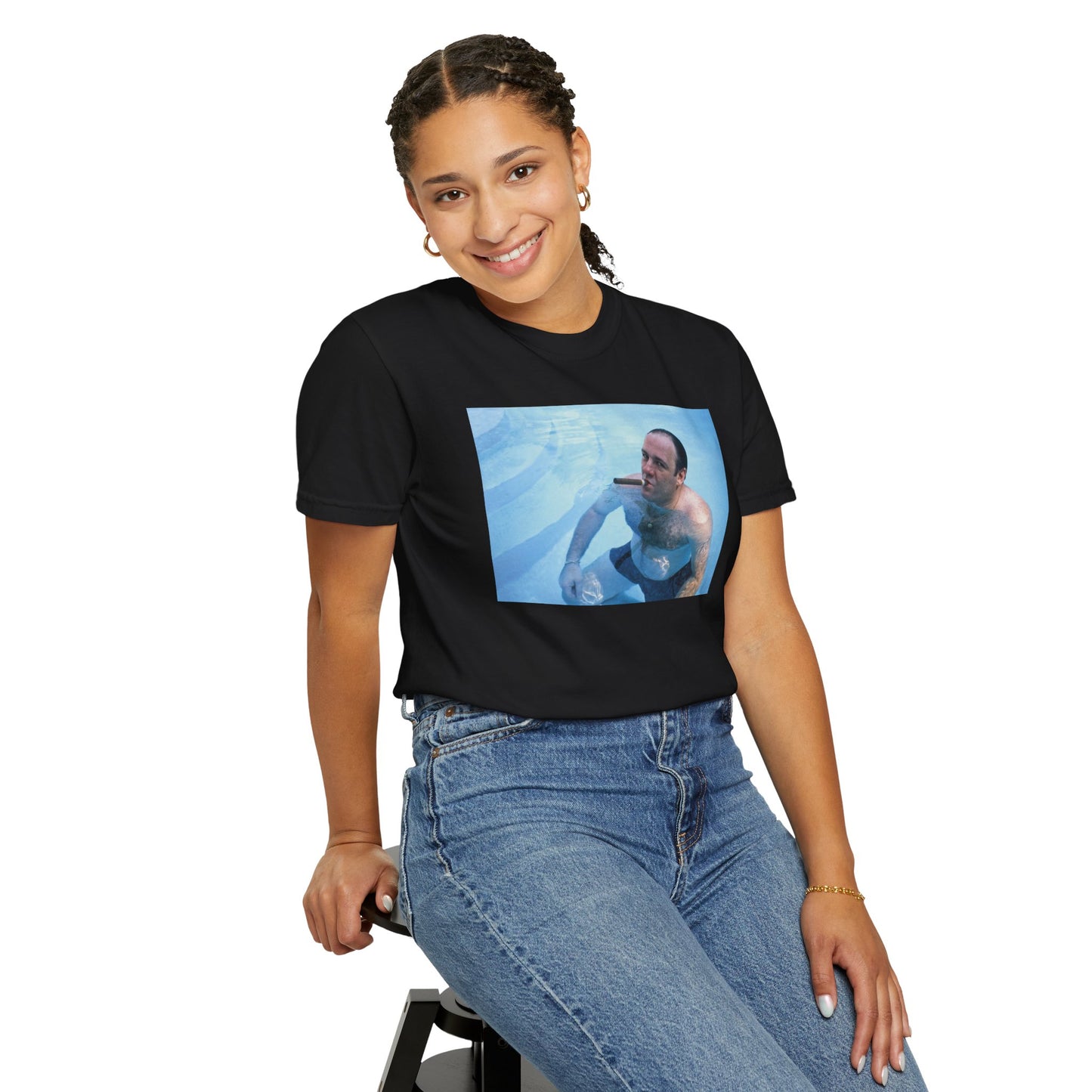 Tony Soprano Pool Stogie T-Shirt — Sopranos Vintage Tee