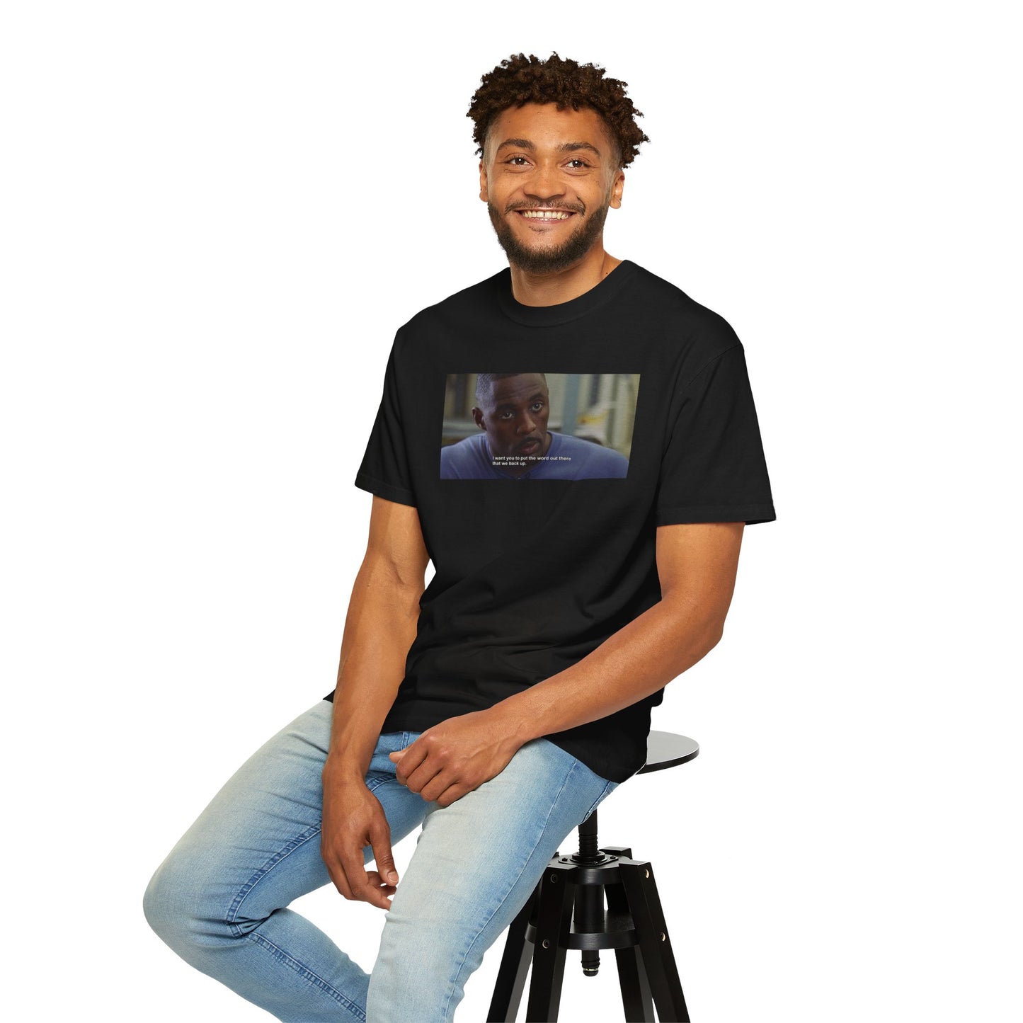 Stringer Bell "We Back Up" T-Shirt — The Wire Tee