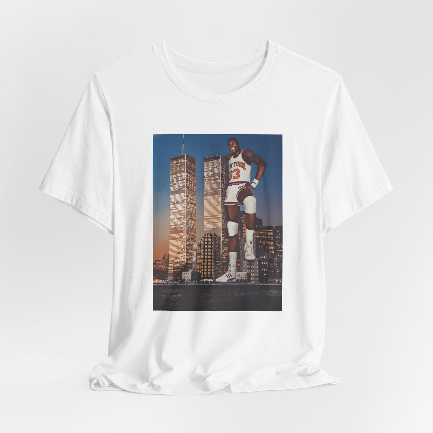 Knicks Twin Towers Tee — Ewing NYC Basketball T-Shirt