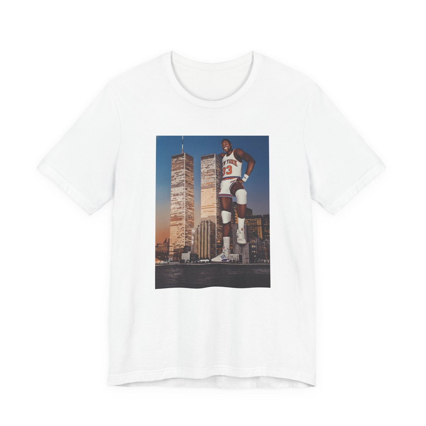 Knicks Twin Towers Tee — Ewing NYC Basketball T-Shirt