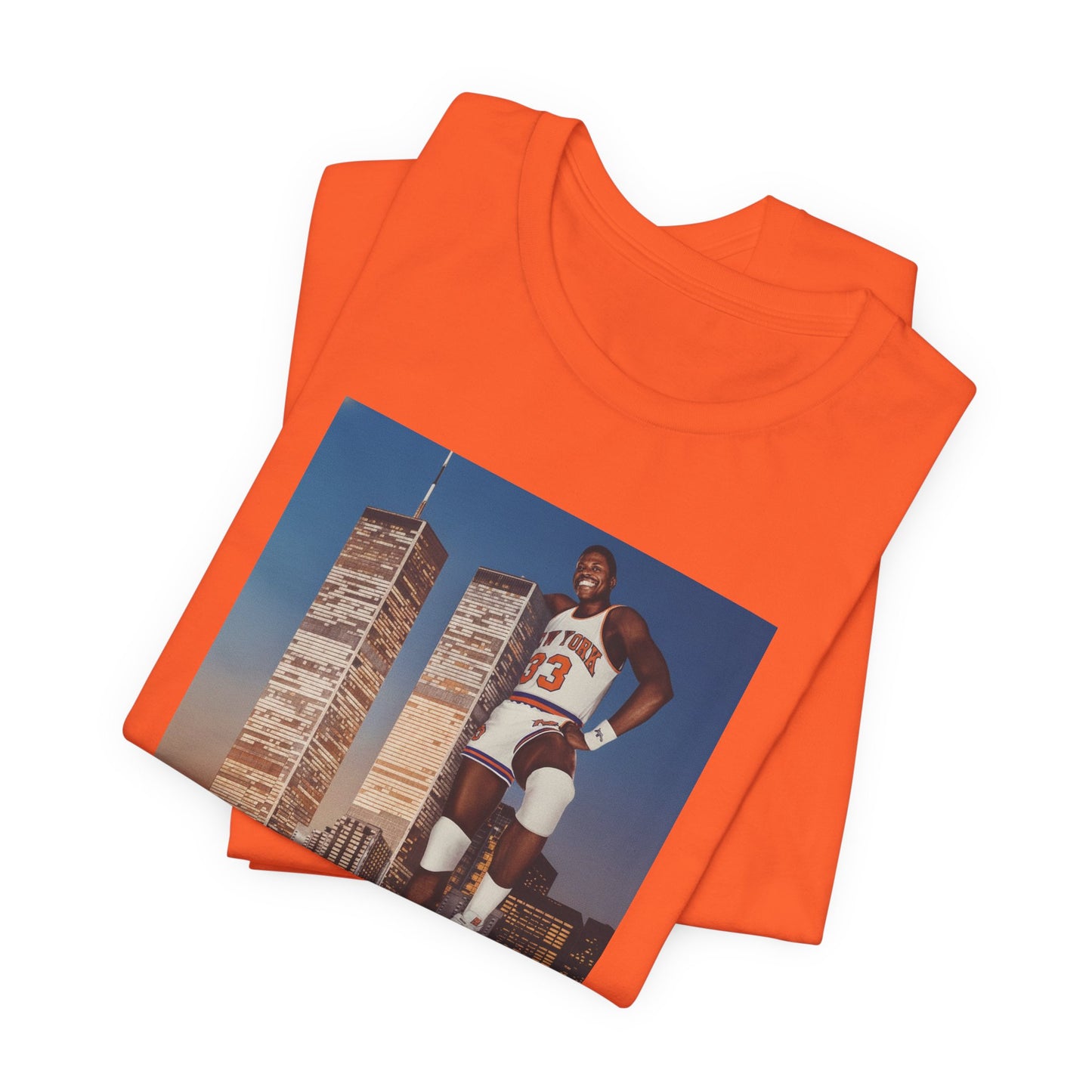 Knicks Twin Towers Tee — Ewing NYC Basketball T-Shirt