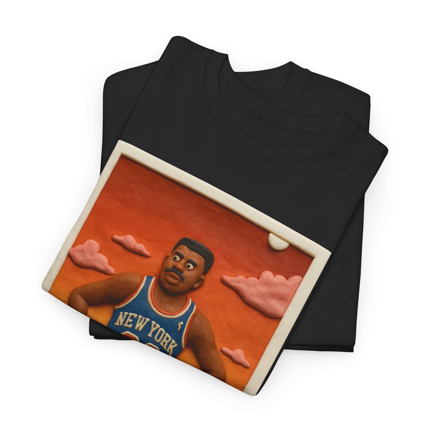 Patrick Ewing vintage clay card basketball T-Shirt