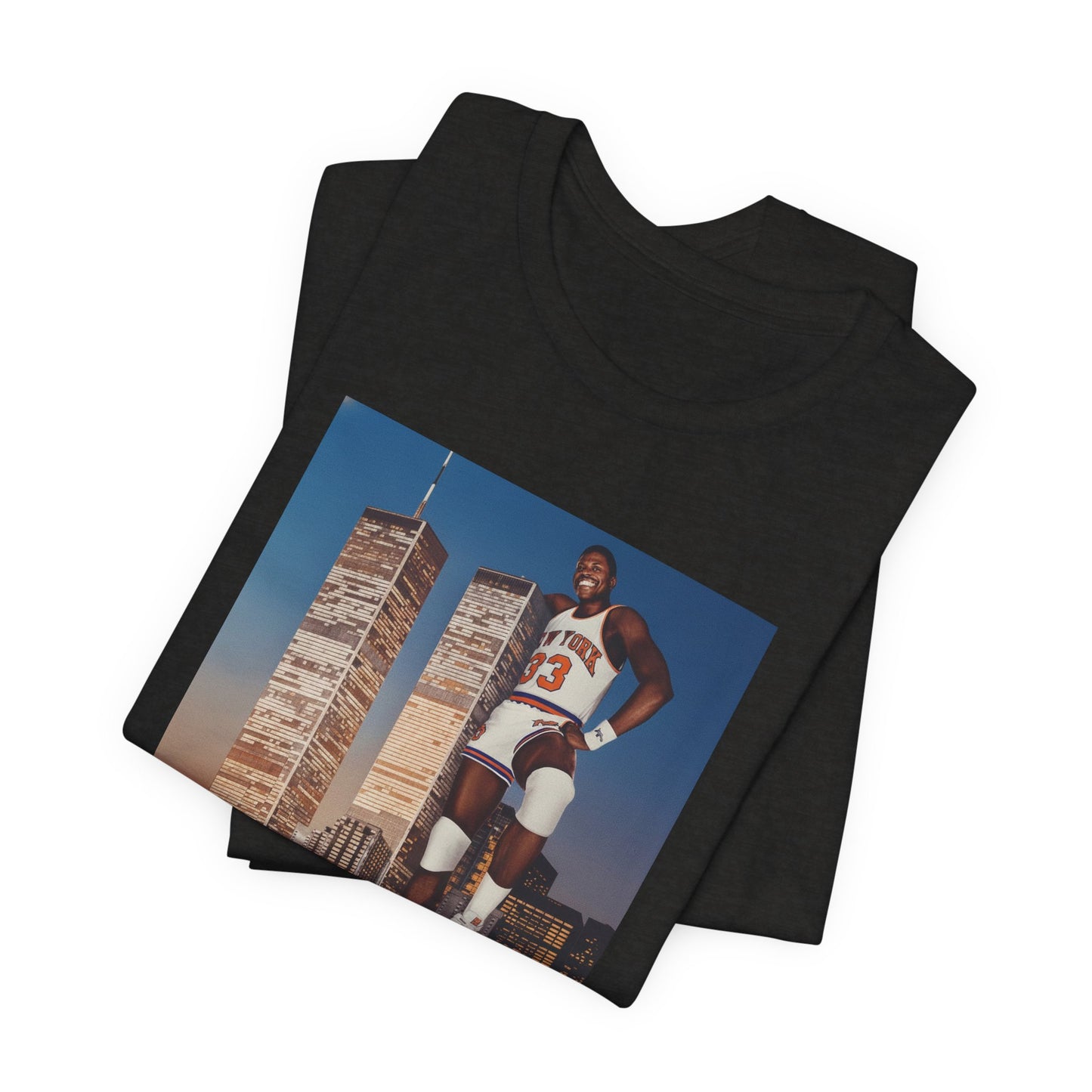 Knicks Twin Towers Tee — Ewing NYC Basketball T-Shirt