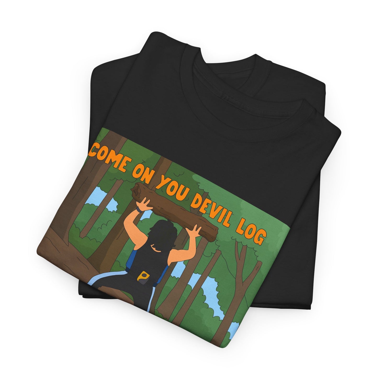 Tony Perkins 'Devil Log' Graphic Tee — Heavyweights Bob’s Burger Style