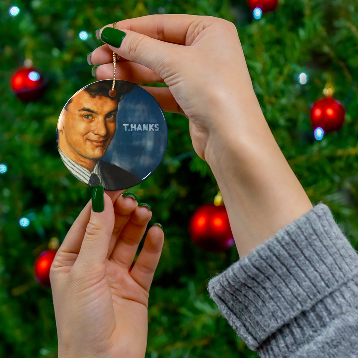 T.HANKS Ceramic Ornament — Christmas Tree Decoration
