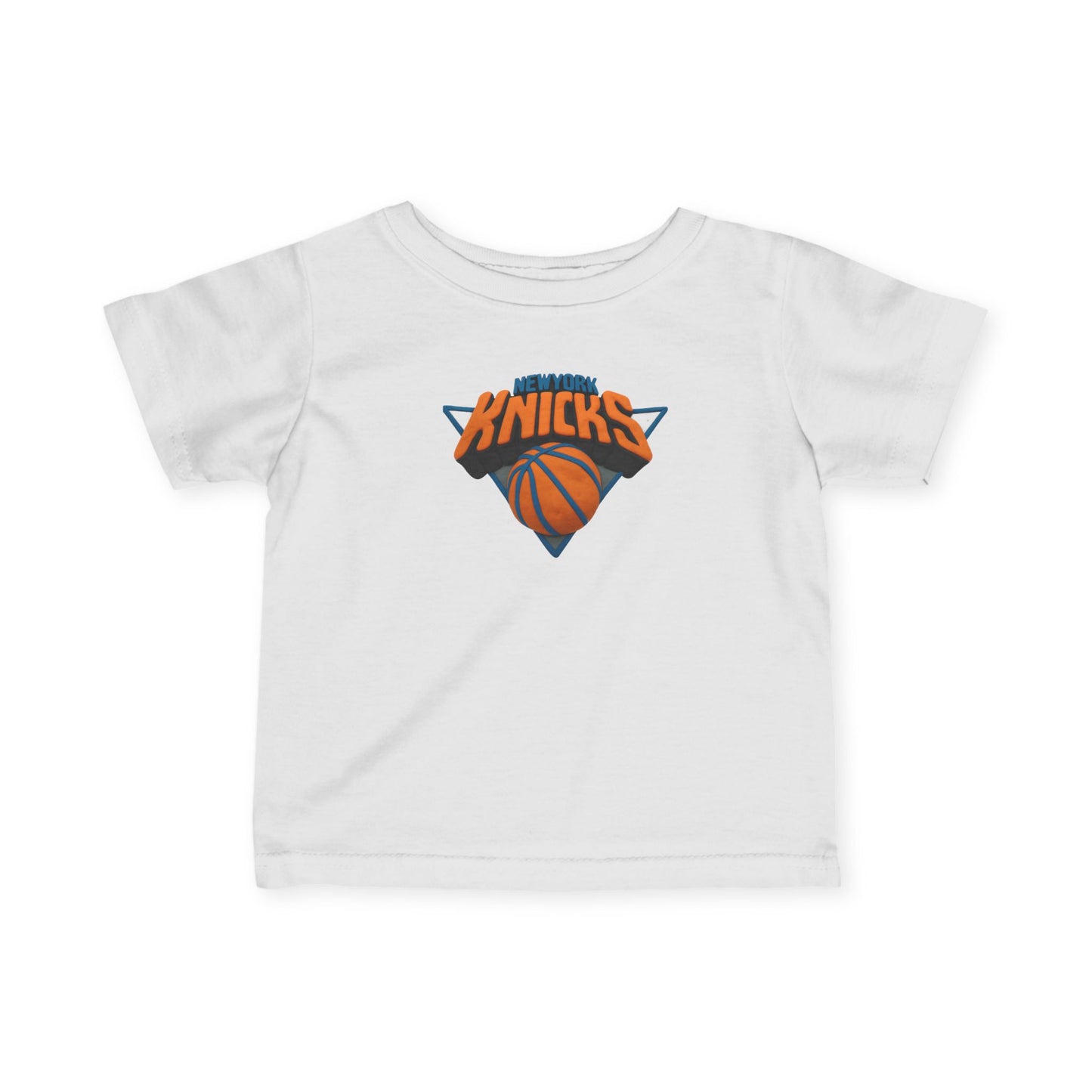Infant Claymation T-Shirt — Knicks Basketball Baby Tee