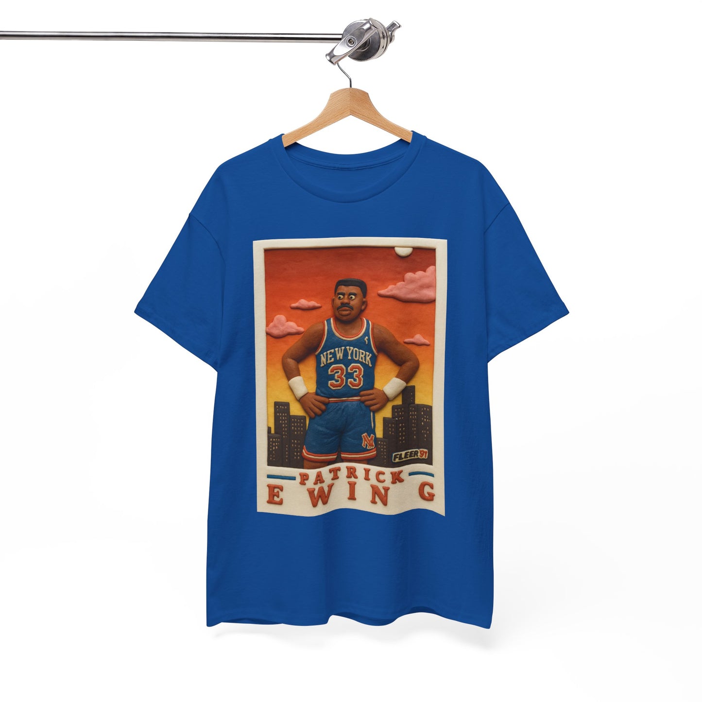 Patrick Ewing vintage clay card basketball T-Shirt