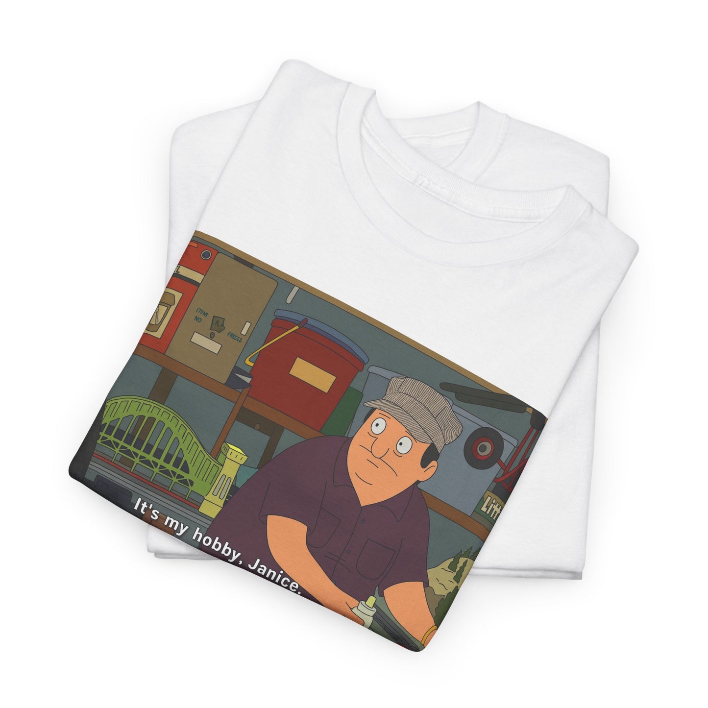 Bobby Train Set Sopranos x Bob's Burgers T-Shirt